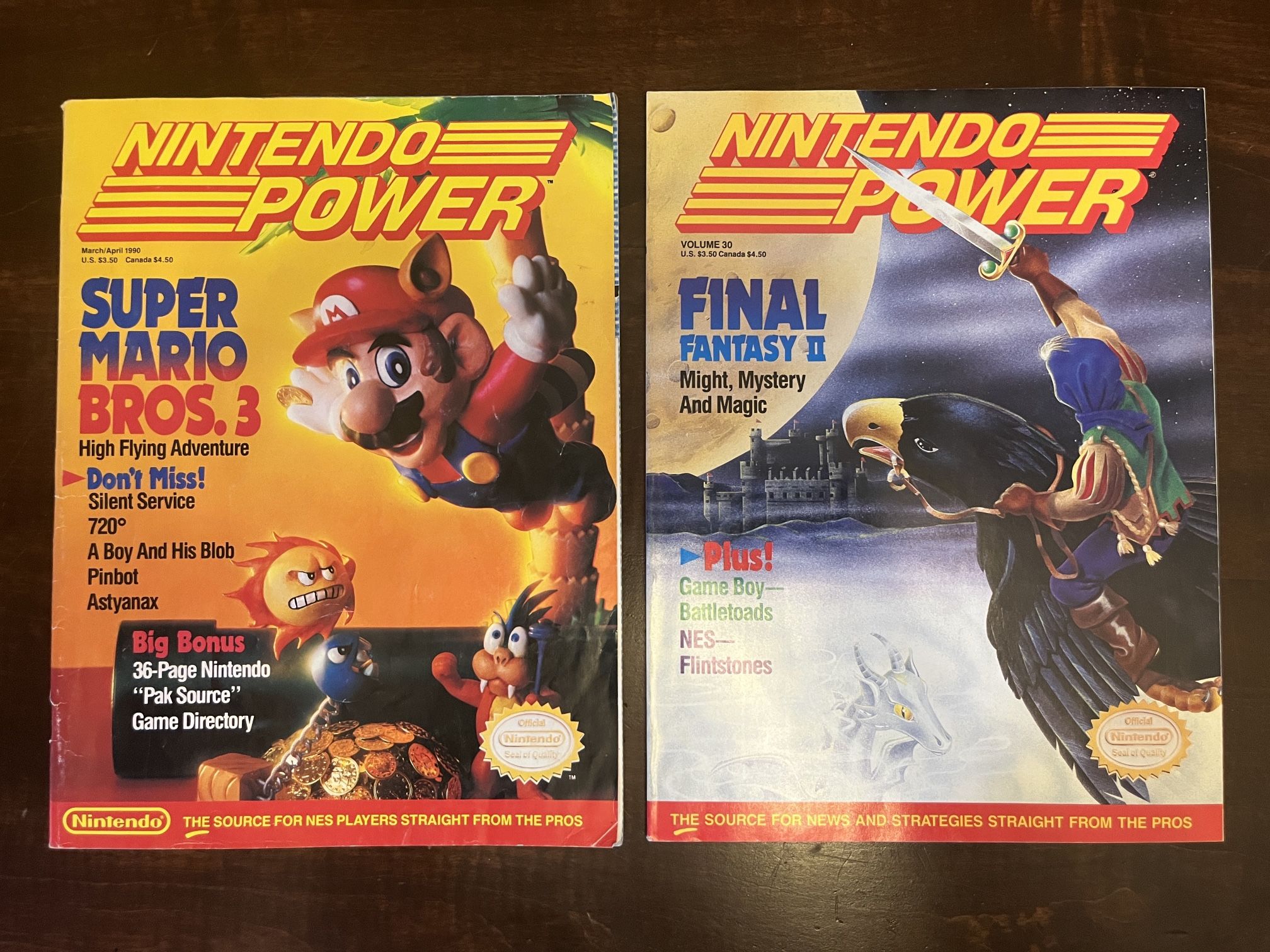 Vintage Nintendo Power Magazines