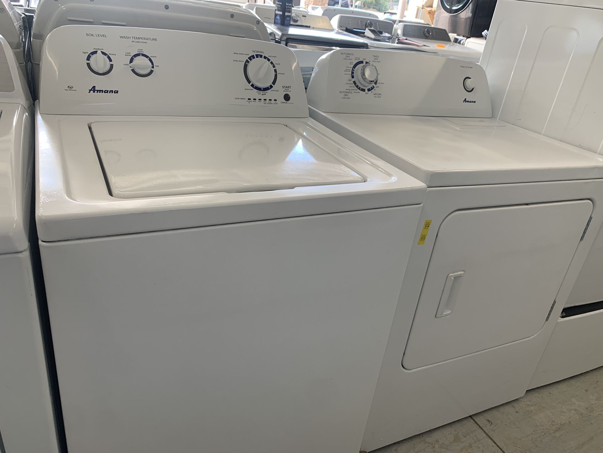 WASHER AND DRYER