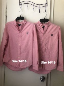 Chaps Boys Dress Shirts $3 each
