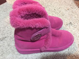 Michael kors girls boots pink size 5