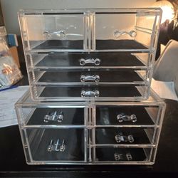 Clear Acrylic Stackable Organizer Drawers