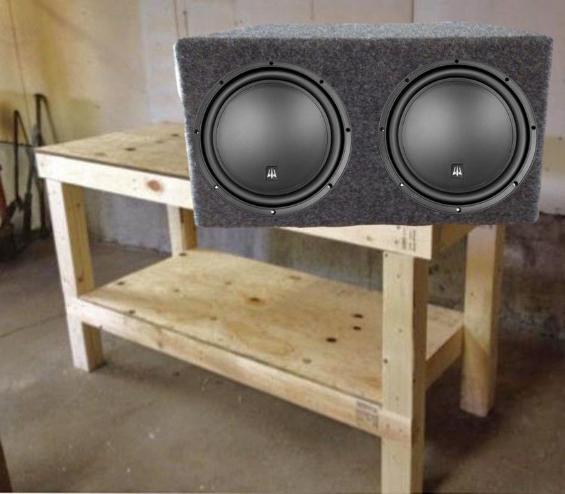 2-12" Triton Subwoofers 1000 Watts And Orion 1500 Watt Amp And Blaupunkt Radio