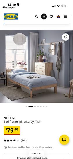 Ikea neiden twin bed frame