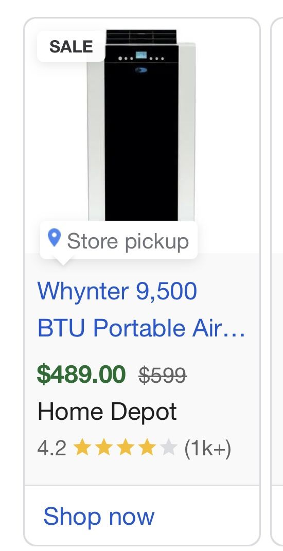 Whynter Portable A/C Unit