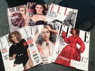 6 Elle magazines
