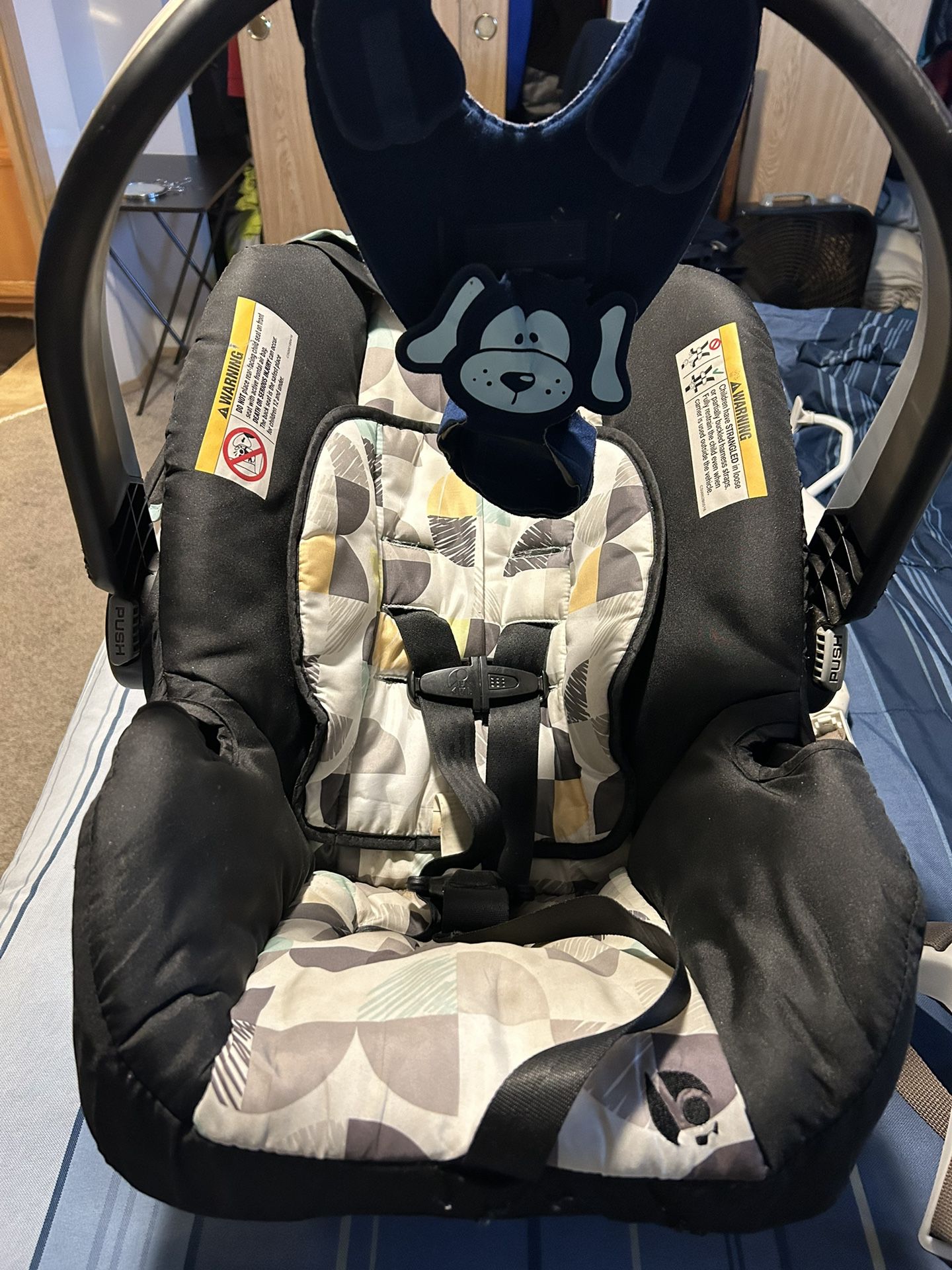 Infant Car Seat, High Chair,  Booster eating seat