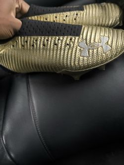 Under Armour golden child blur pro (only a certain amount of people have these cleats size 10.5)