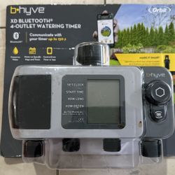 Orbit B-hyve XD Bluetooth 4-Outlet Hose Watering Timer Sprinkler Timer New, Never Been Installed Retail: $75+Tax!!! Control up to 4 start times per pr