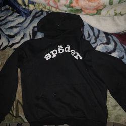 Black rhinestone Sp5der (size Medium)