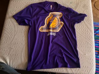 purple NBA Los Angeles Lakers T-shirt
