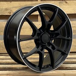 18X8 WDIM-510-8 SATIN BLACK Wheels