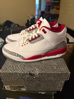 Jordan 3 retro  cardinal red
