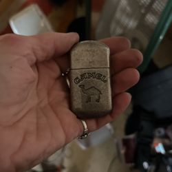 Camel Zippo Pewter