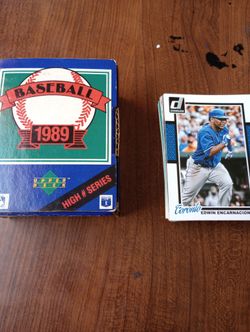 Baseball Cards And 1989 Upper Deck Box 