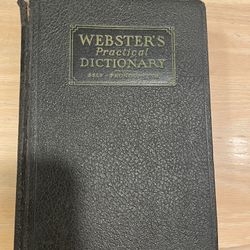 Websters 1930’s Dictionary On Pronounciation 