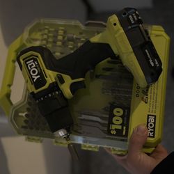 Ryobi One+ V12 W/ Drill & Impact Drive Set