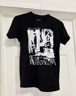 The Shining Mens T-Shirt - Red Rum White Print Collage Image Size M