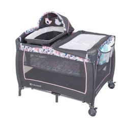 Baby girl Crib With Bassinet