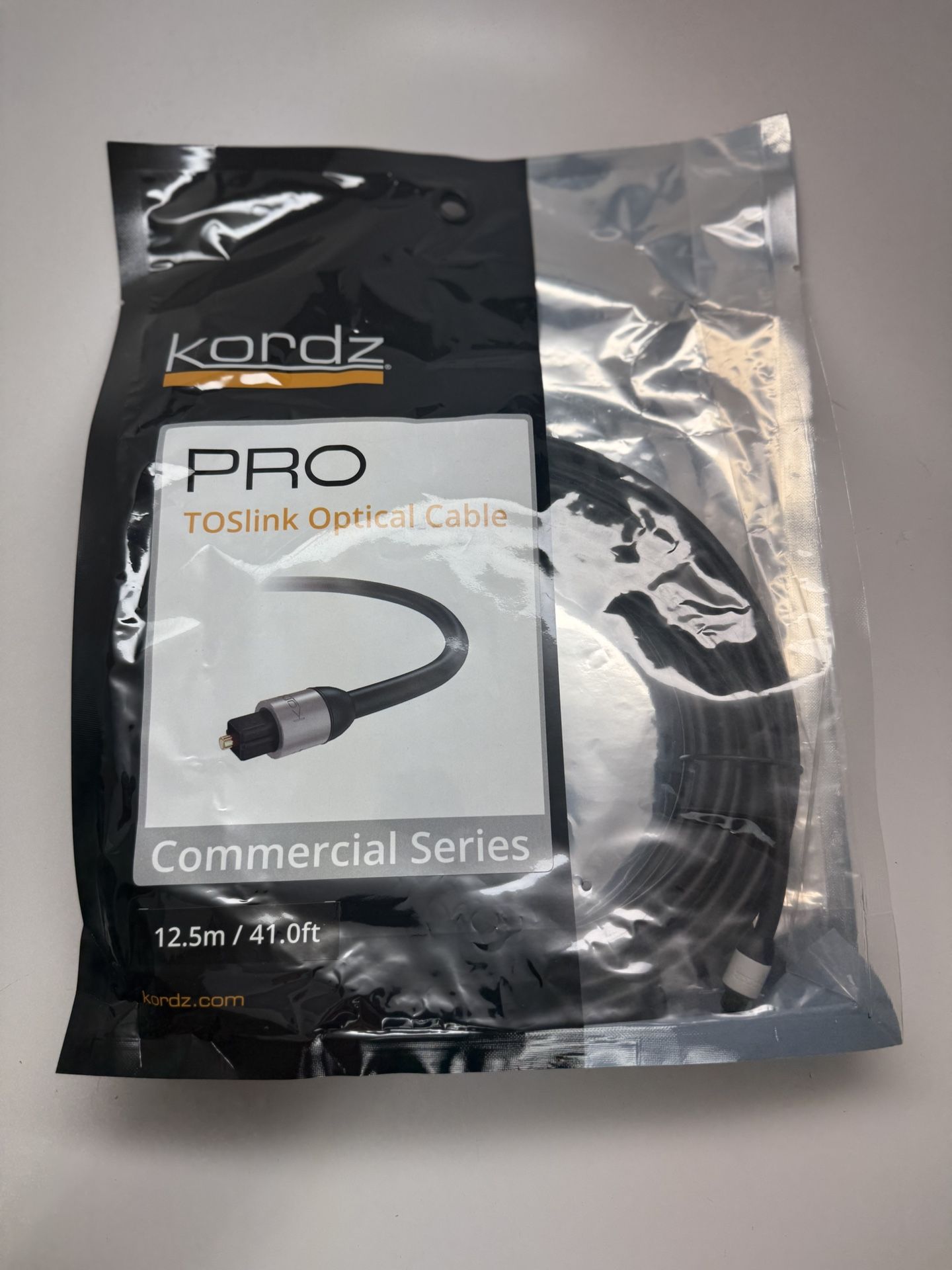 Kordz PRO-TL1250 Pro Series 12.5M TosLink Cable