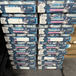 Blue Buffalo Tastefuls Natural Pate Salmon Entree Wet Cat Food, 5.5-oz can, case of 12, 18 boxes