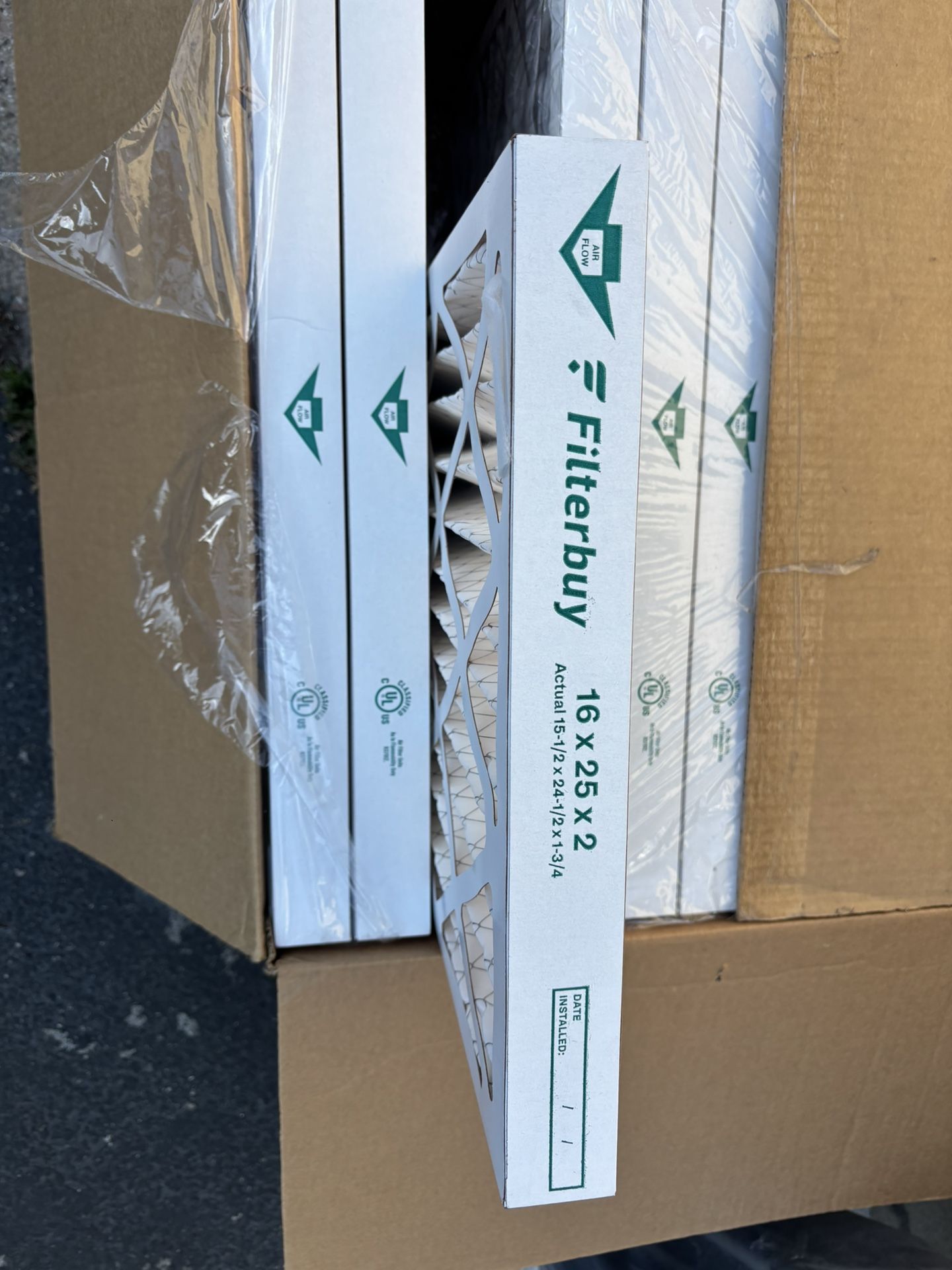 New Air Filter. Size 16x25x5 $10 All