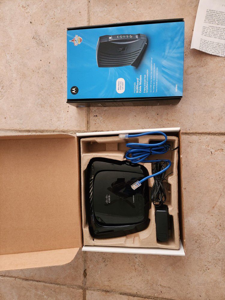 Comcast Internet Modem And Router Linksys