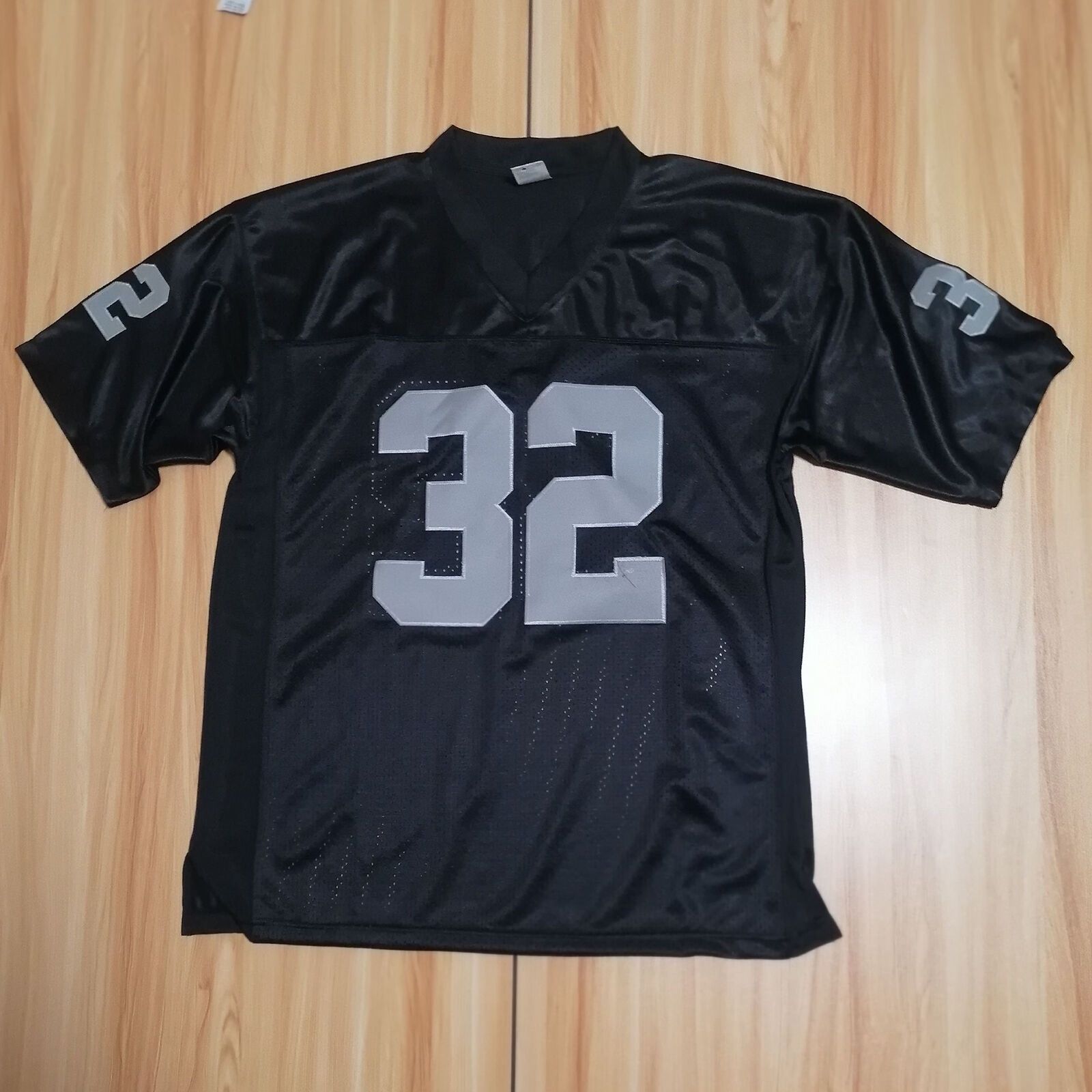 Black White Retro American Football Jersey 32 Marcus Allen Jersey