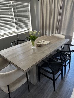 West Elm Santa Rosa Plank Dining Table & Chairs