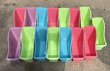 Plastic Book Bin Holder