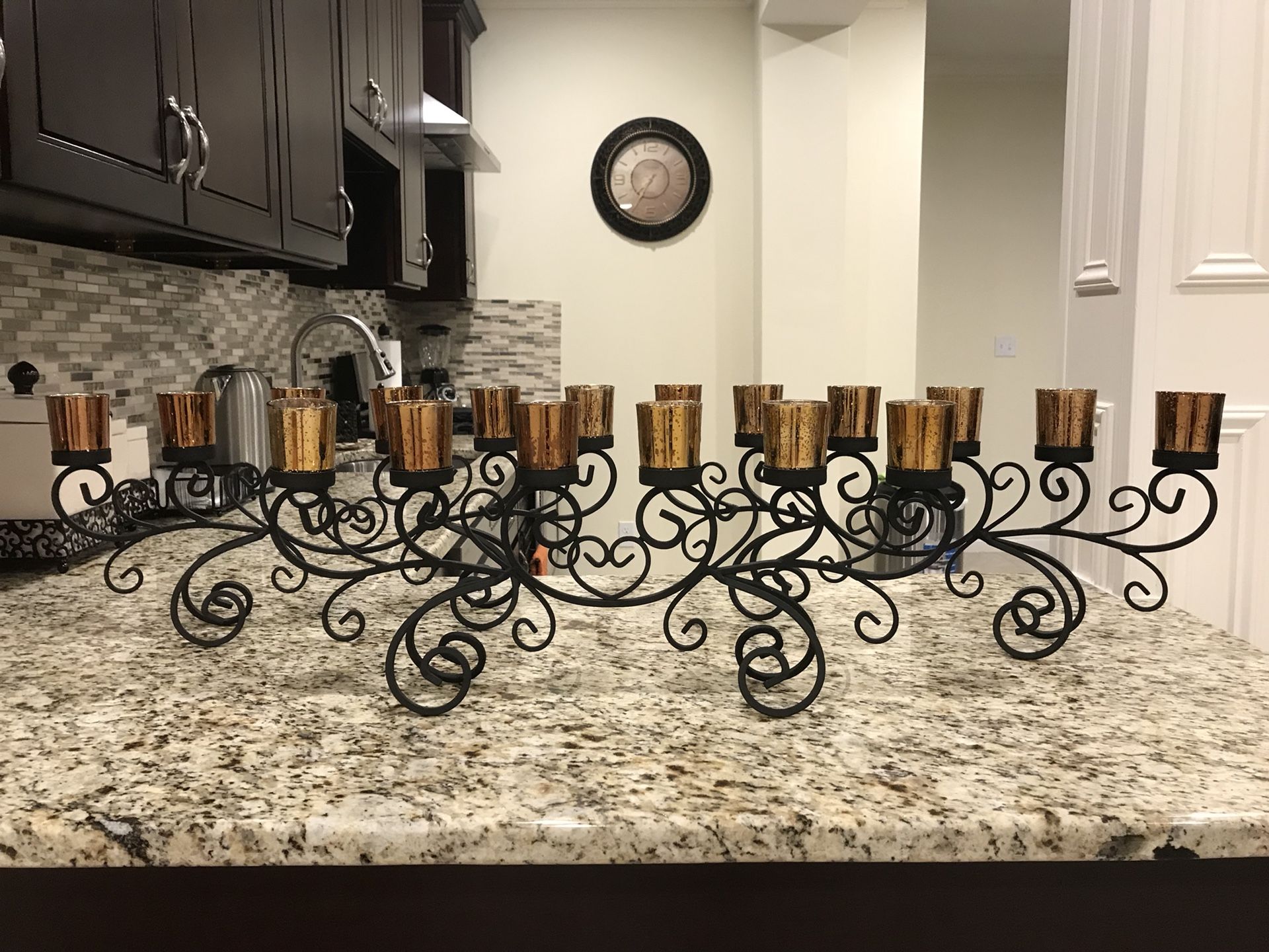 Candle holders set of three