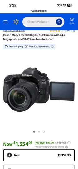 Canon EOS 80D with Lens