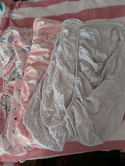 New bassinet sheets (washed once in Dreft baby laundry soap never used though)