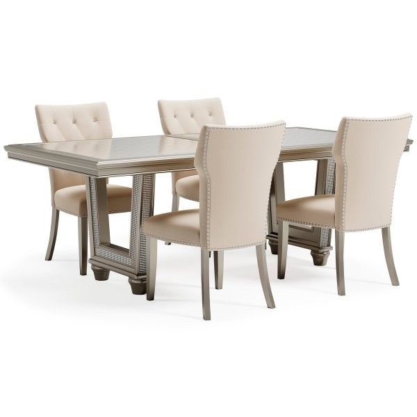 Same Day Delivery 🚚🚚. Chevanna Platinum Dining Room Set