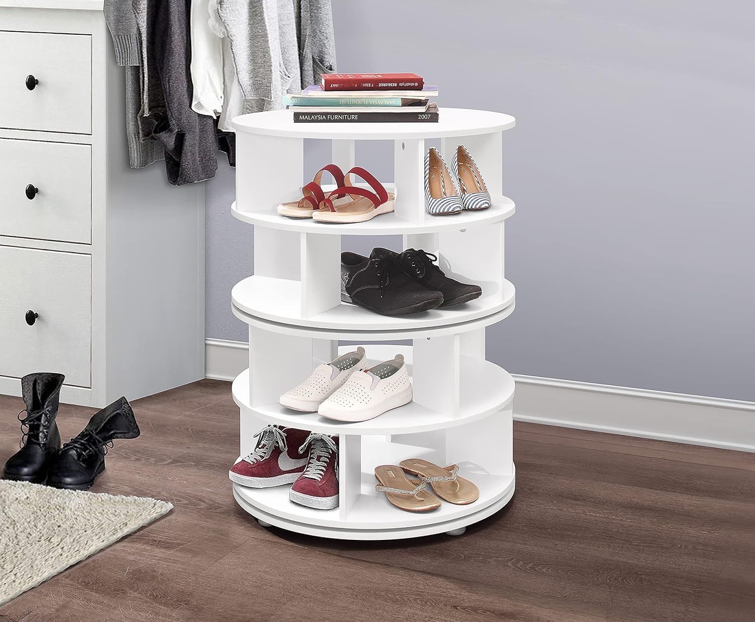 Revolving Shoe Rack