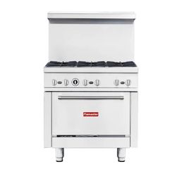 🔥 Flamaster 36” Commercial Gas Range with Oven