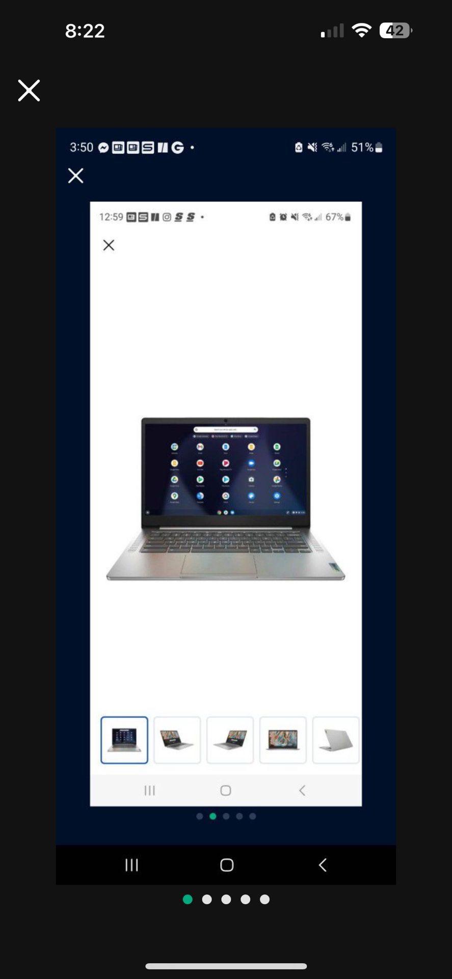 Lenovo Chromebook 3 Laptop