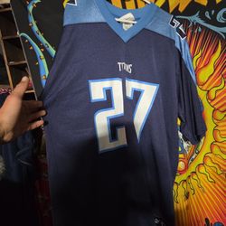camiseta de fútbol americano vintage de los Tennessee Titans