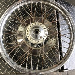 Nineteen 79 Kawasaki KZ650 Front wheel with rotors