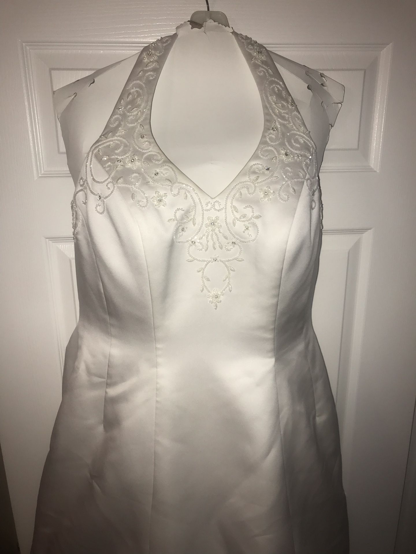 White Ball Gown Wedding Dress Accessories Included