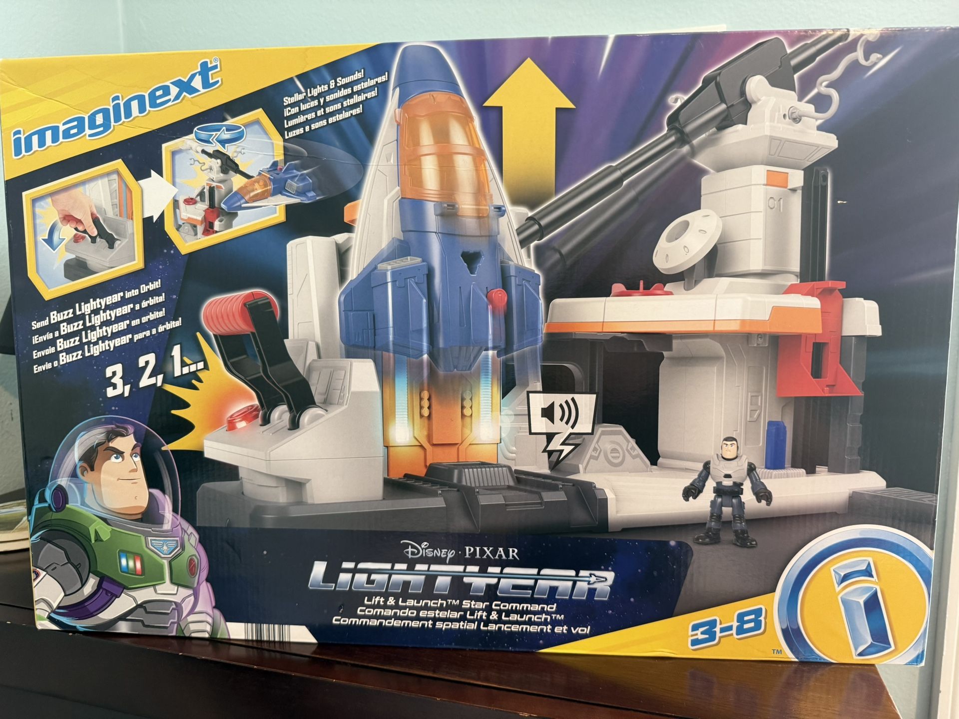 Disney Pixar Lightyear Lift And Launch Star Command Imaginext