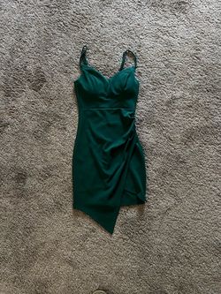 Emerald Sanda green mini dress