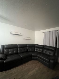 Ashley furniture  leather sectional