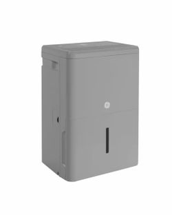 GE 50-Pints for Wet Rooms Up To 4500 sq. ft. Residential Dehumidifier with Bucket in Gray Wi-Fi, ENERGY STAR
