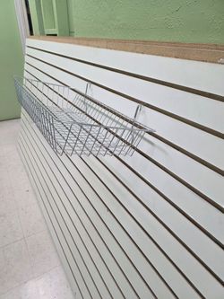 Displayed hanger and metal basket for  boutique $3-5 dollars