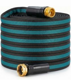 50FT Lightweight Garden Hose – Kink-Resistant, Flexible, High-Pressure Hose for Outdoor Watering, Lawn Care, Garden, and Car Cleaning