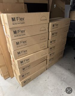 Brand New Humanscale M/ Flex Dual Monitor Arm