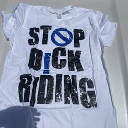 Blue Stop D!ck Riding T-shirt
