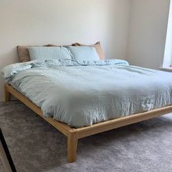 Nectar Bamboo Platform Bed, Twin