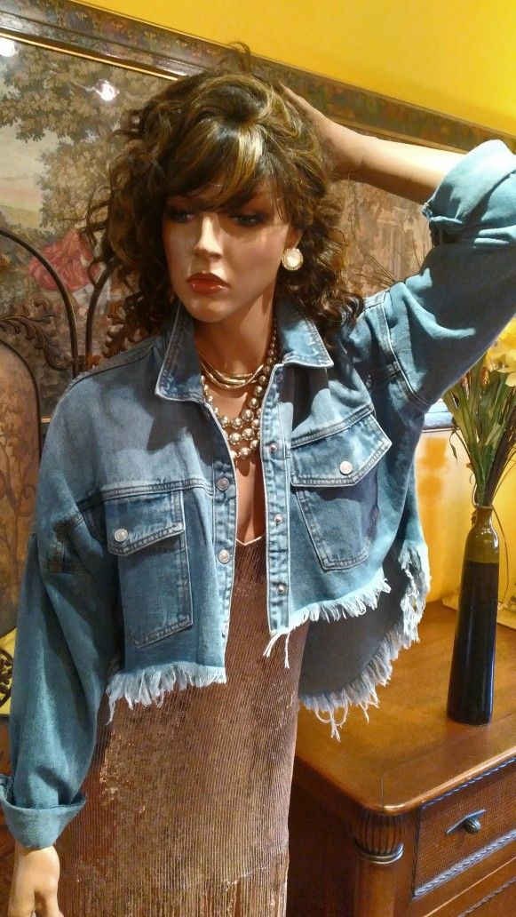 Denim Jacket. Size M