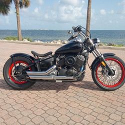 2005 Yamaha V Star 650 Custom Bobber Motorcycle Low Miles